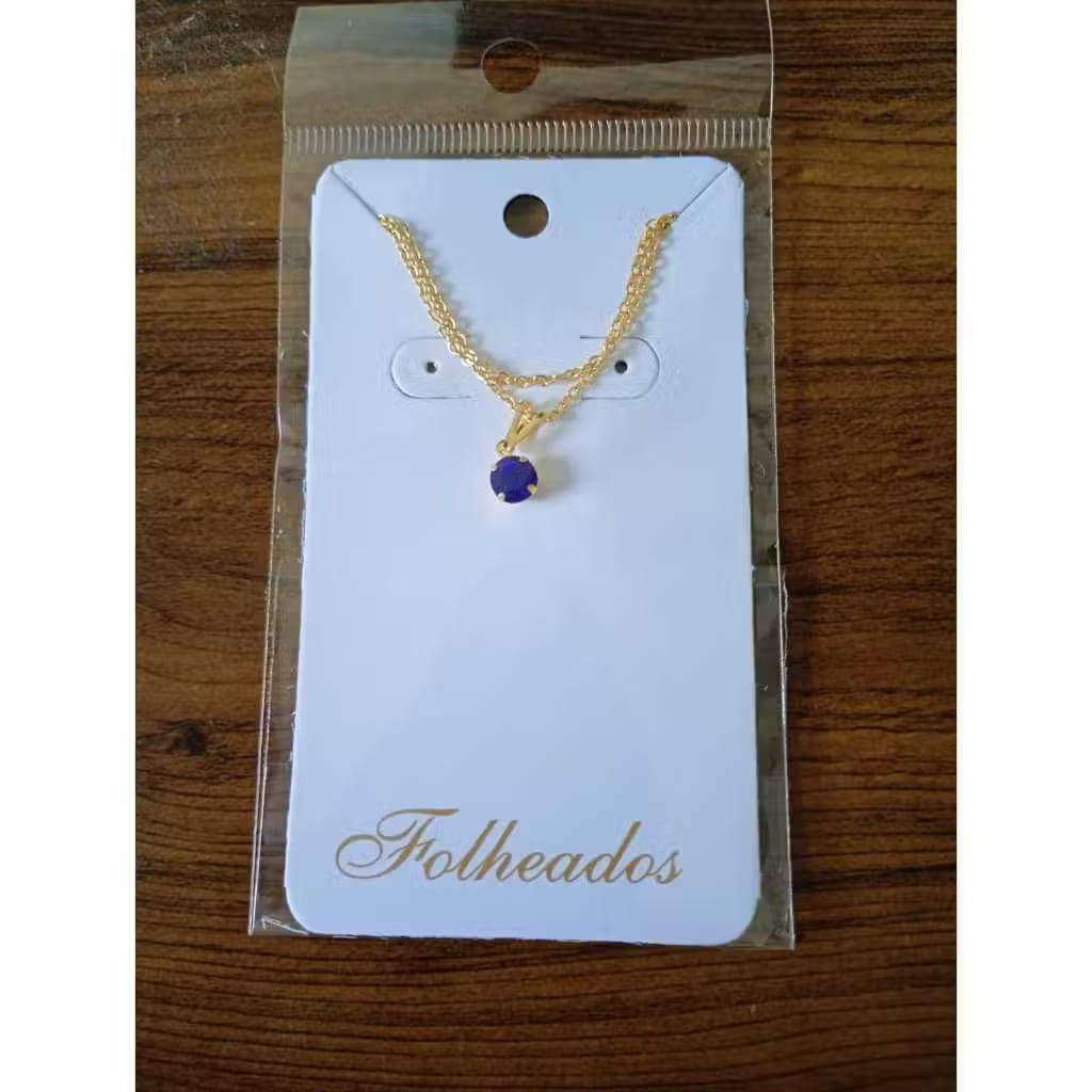 Colar Feminino Delicado Folheado a Ouro 18K e Prata 925